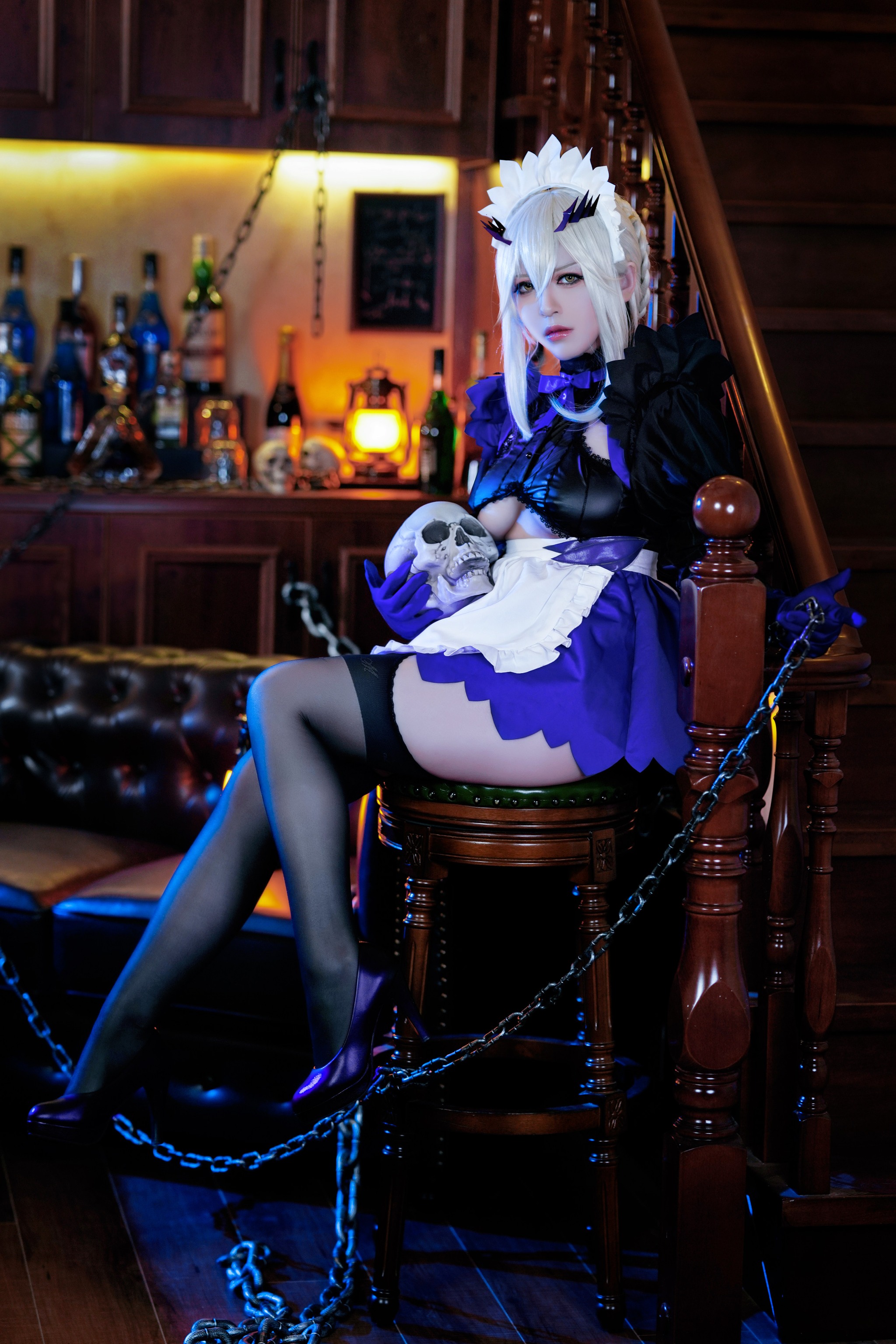 图片[1]-半半子 – NO.023 LancerAlter Maid [63P]-XikXak